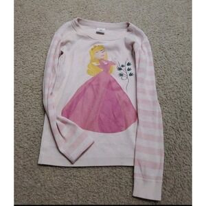 Hanna Andersson X Disney Sleeping Beauty Pj Shirt Girls Size 6 Organic Cotton